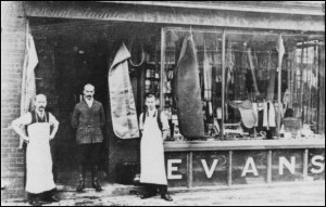 Wokingham was and still is, the UK's Everytown. Charles Rideout is the young man wearing the apron on the right hand side, circa 1912. He was killed during the Battle of Loos, 1915.