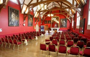 Interior of Wokingham Town Council's Great Hall.