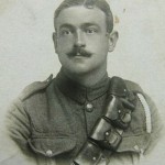 Rebecca's sixth and last son, Bertie. Served Royal Field Artillery 1915 to 1918. Gassed, but survived. 