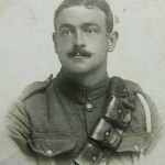 Rebecca's sixth and last son, Bertie. Served Royal Field Artillery 1915 to 1918. Gassed, but survived.