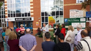 Local Historian Trevor Ottlewski takes visitors on a tour of Wokingham.