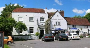 Stag and Hounds. The centre point of the Royal Forest