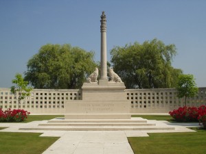 The Indian Memorial at Neuve Chapelle commemorates over 4,700 Indian soldiers and labourers who lost their lives on the Western Front during the First World War and have no known graves. 