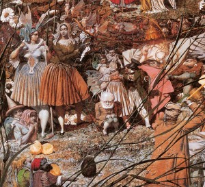 ‘The Fairy Feller's Master Stroke’ took Richard Dadd 9 years to paint. This is only a part of the overall canvas